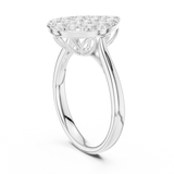 Gold Ring DDLR-784, White Gold, view 1