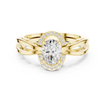 Gold Ring DDLR-494, Yellow Gold, view 4