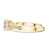 Gold Ring DDLR-524, Yellow Gold, view 3