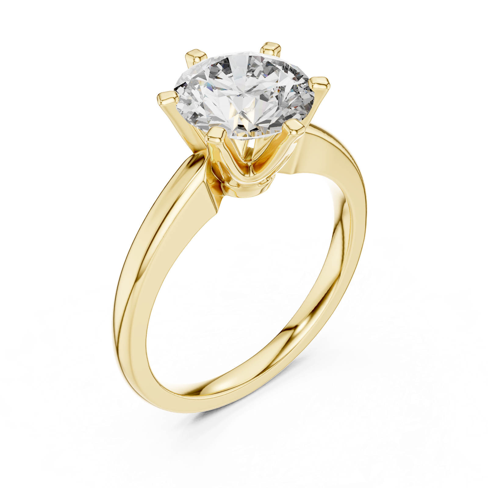 Gold Ring 00001L (36), Yellow Gold, view 2