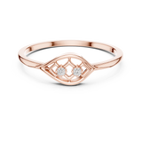 Gold Ring DR-6187, Rose Gold, view 4