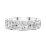 Gold Ring DDLR-223, White Gold, view 3