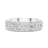 Gold Ring DDLR-223, White Gold, view 3