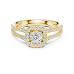 Gold Ring LR-0217, Yellow Gold, view 4