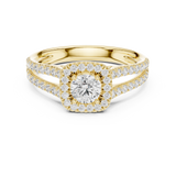 Gold Ring LR-0217, Yellow Gold, view 4