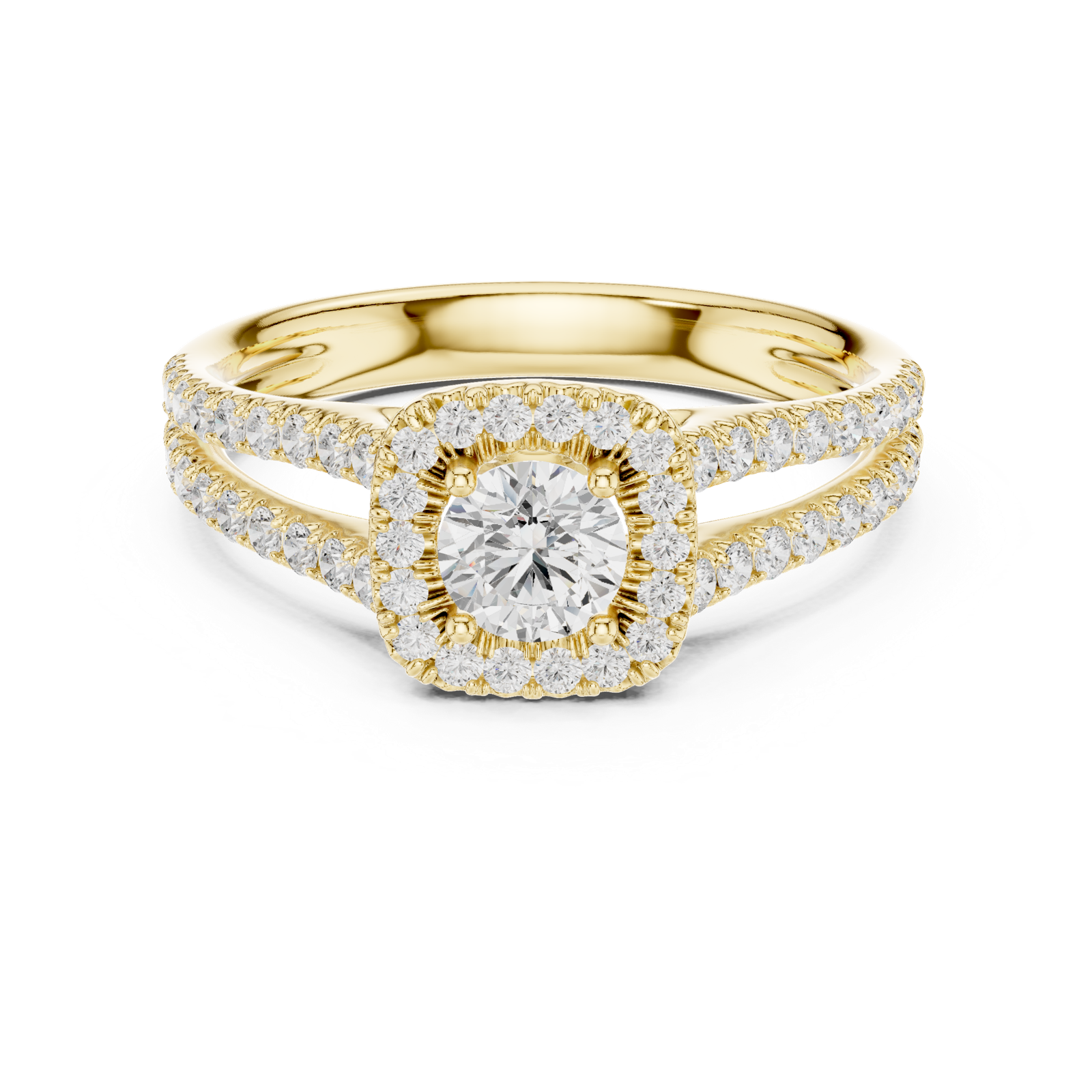 Gold Ring LR-0217, Yellow Gold, view 4