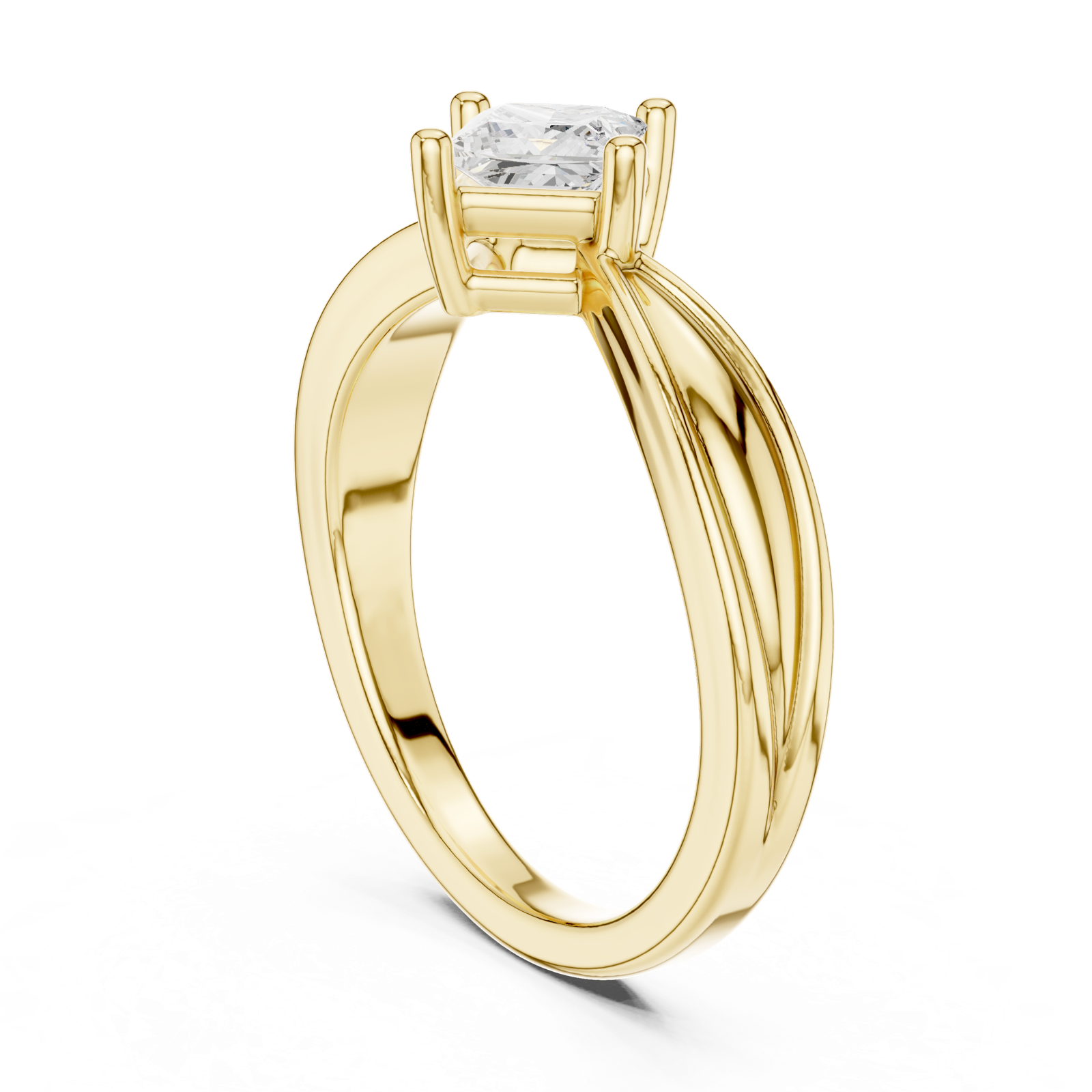 Gold Ring DDLR-527, Yellow Gold