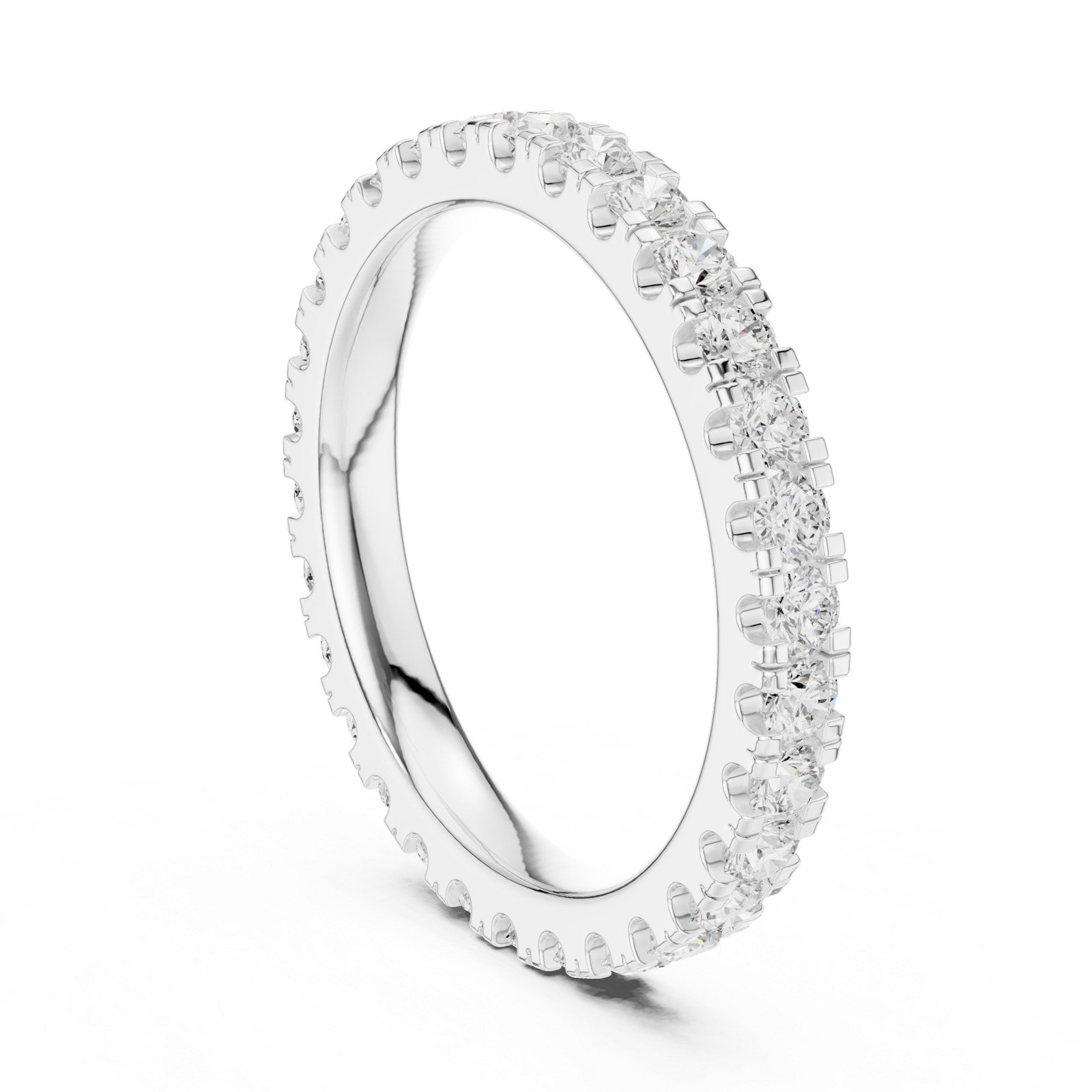Gold Ring DDLR-605, White Gold, view 1