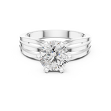 Gold Ring LR-0036, White Gold