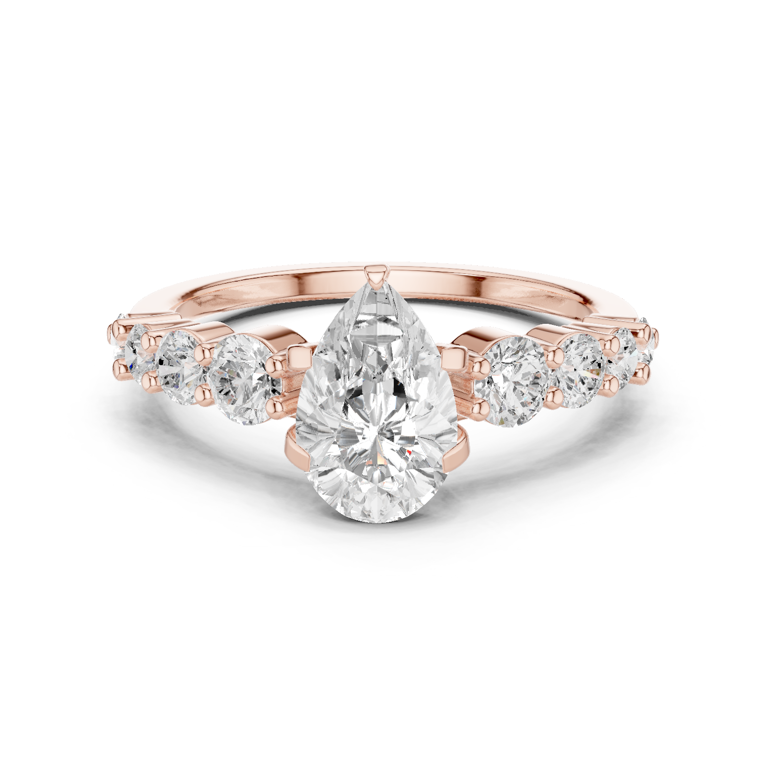 Gold Ring DDLR-1090, Rose Gold