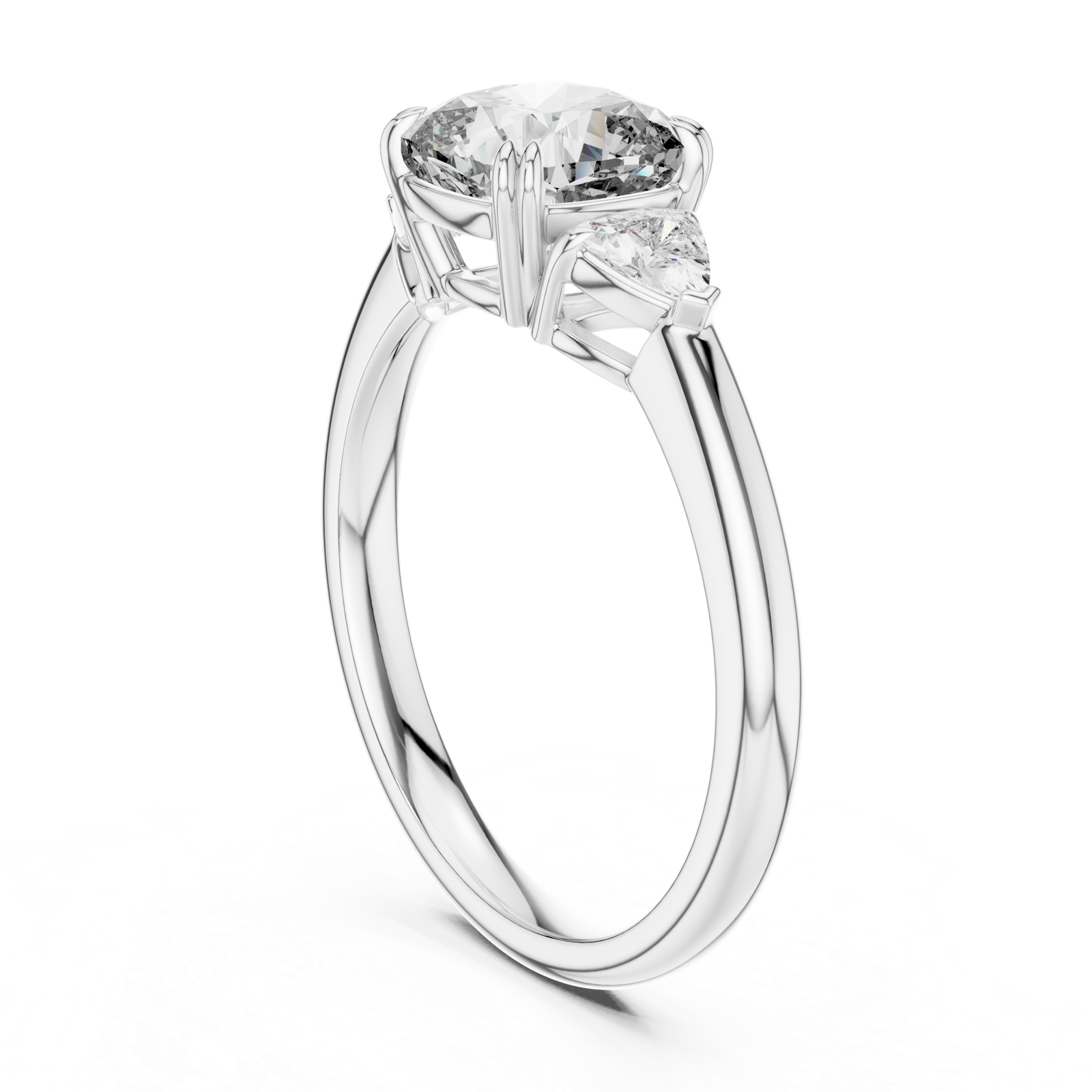 Gold Ring DDLR-033, White Gold