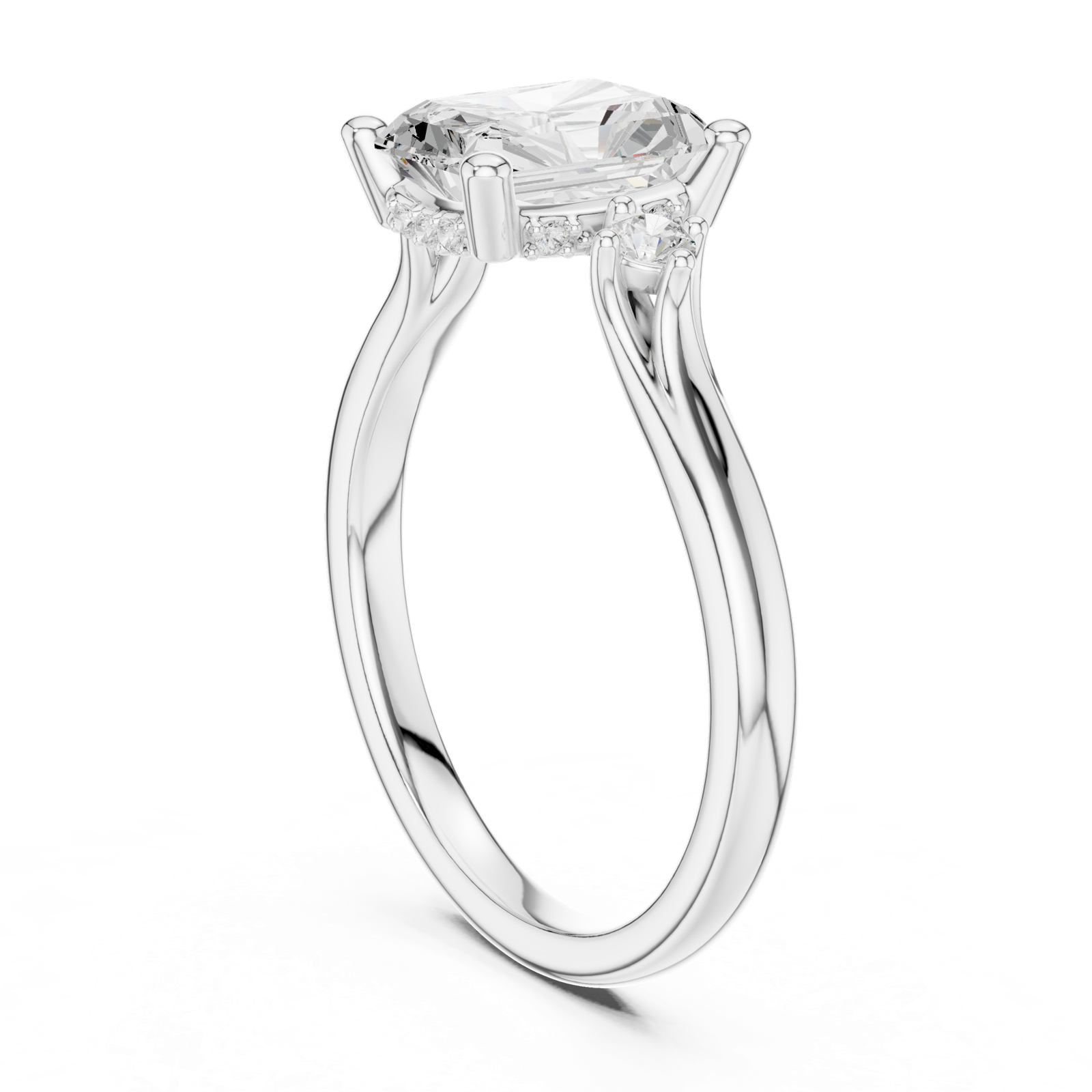 Gold Ring DDLR-974, White Gold