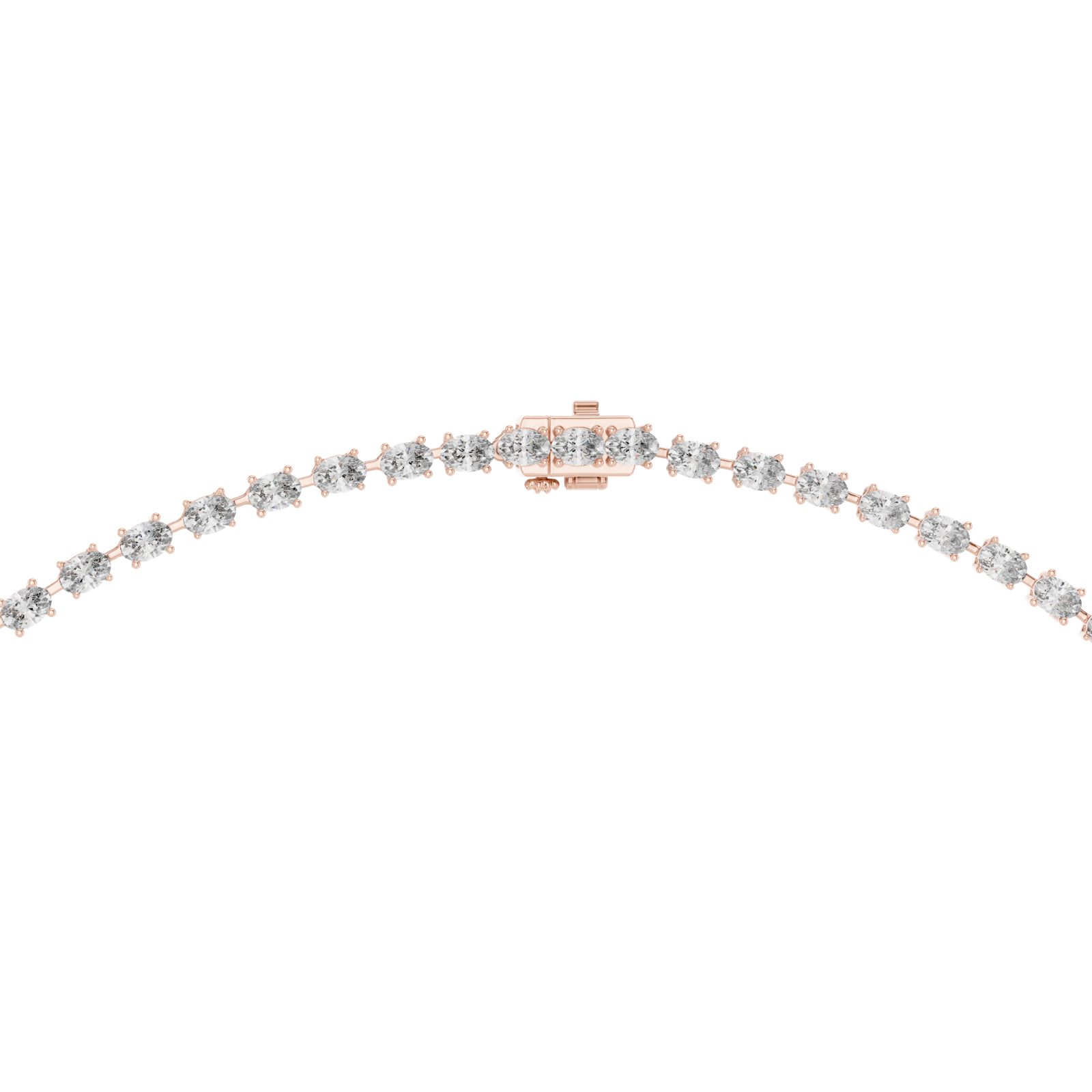 Gold Necklace GNK-0047, Rose Gold, view 4