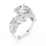 Gold Ring DDLR-448, White Gold, view 2