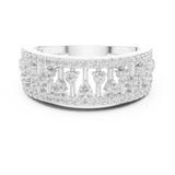 Gold Ring DDLR-775, White Gold, view 4