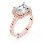 Gold Ring DDLR-332, Rose Gold, view 2