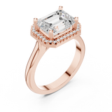 Gold Ring DDLR-332, Rose Gold, view 2
