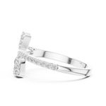 Gold Ring LR-01 (84), White Gold, view 3