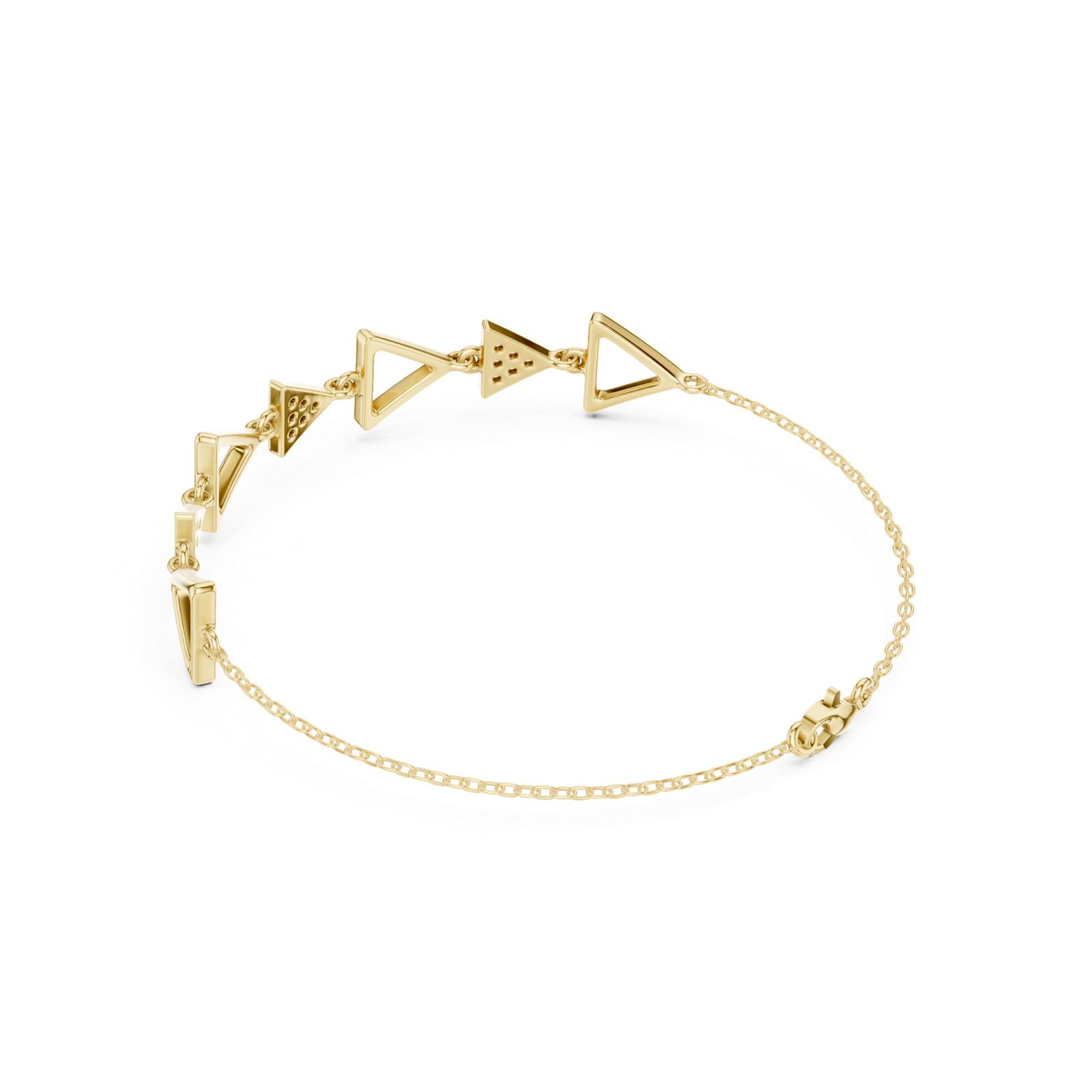 Gold Bracelet SBWB (32), Yellow Gold, view 2