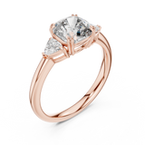 Gold Ring DDLR-033, Rose Gold, view 2
