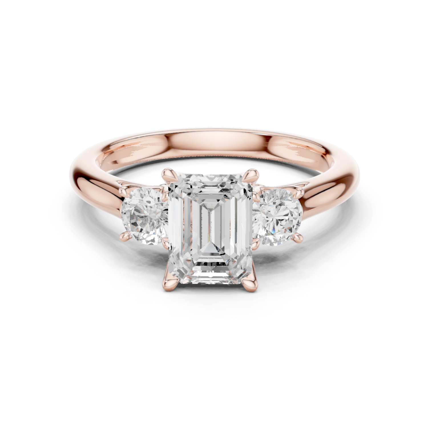 Gold Ring DDLR-894, Rose Gold