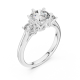 Gold Ring DDLR-041, White Gold, view 2