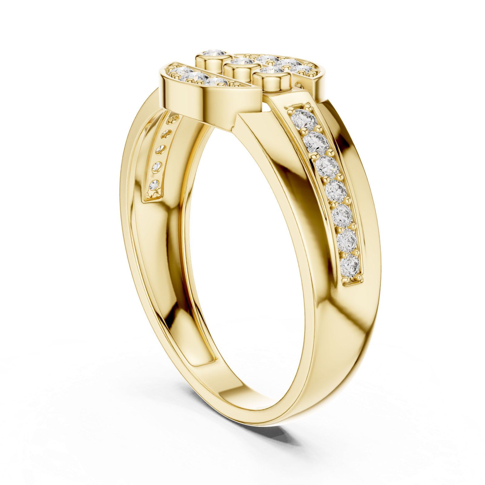 Gold Ring LR-01 (45), Yellow Gold