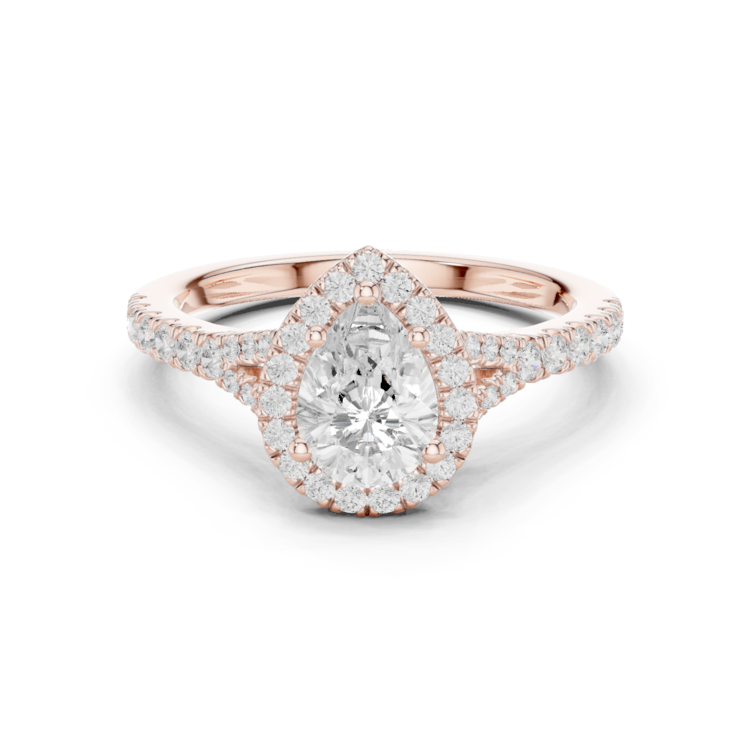 Gold Ring DDLR-911, Rose Gold