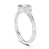 Gold Ring DDLR-724, White Gold, view 1