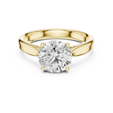 Gold Ring DDLR-070, Yellow Gold, view 4
