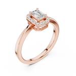 Gold Ring DDLR-493, Rose Gold, view 2