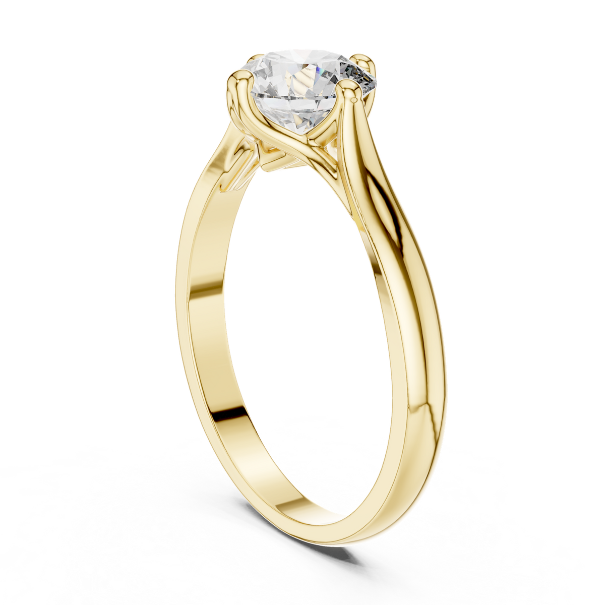 Gold Ring 00001L (12), Yellow Gold, view 1