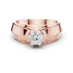 Gold Men's Ring GGR-0024, Rose Gold