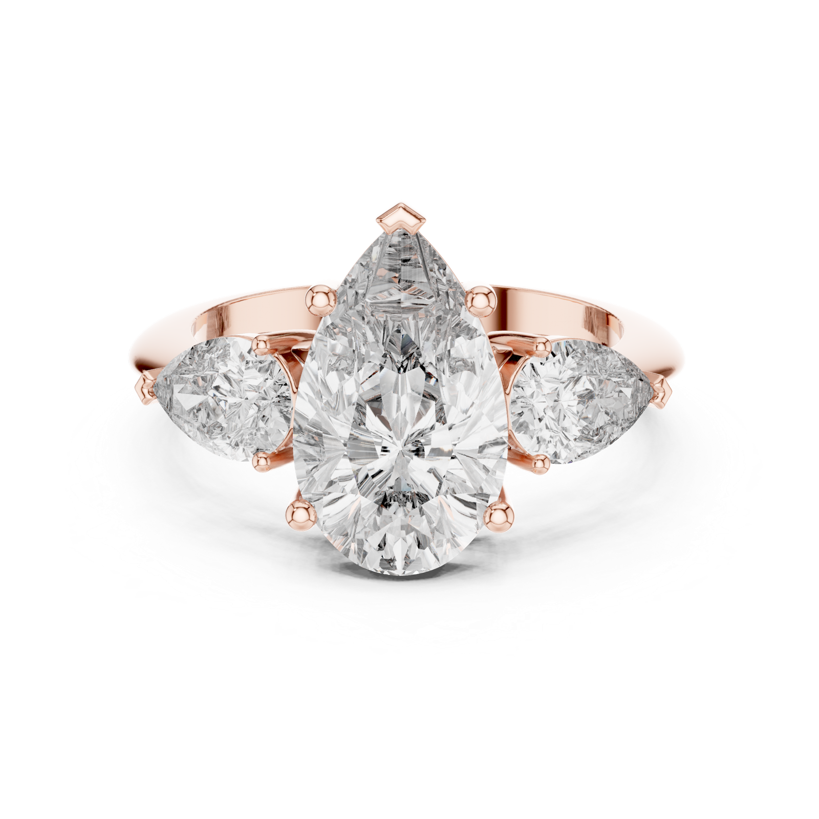 Gold Pendant 9-10033L_SS5, Rose Gold