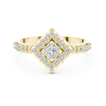Gold Ring DDLR-745, Yellow Gold, view 4