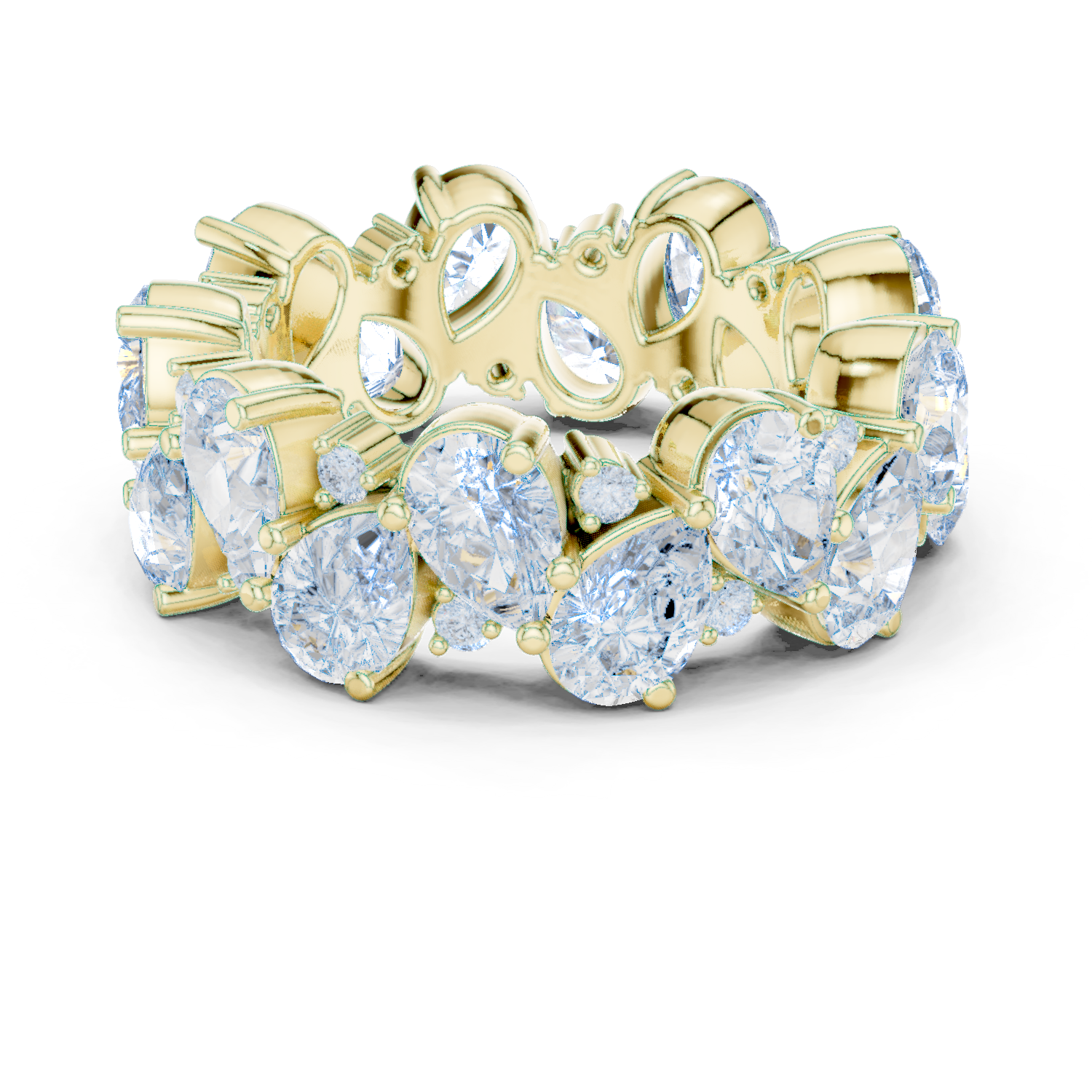 Gold Ring DDLR-312, Yellow Gold