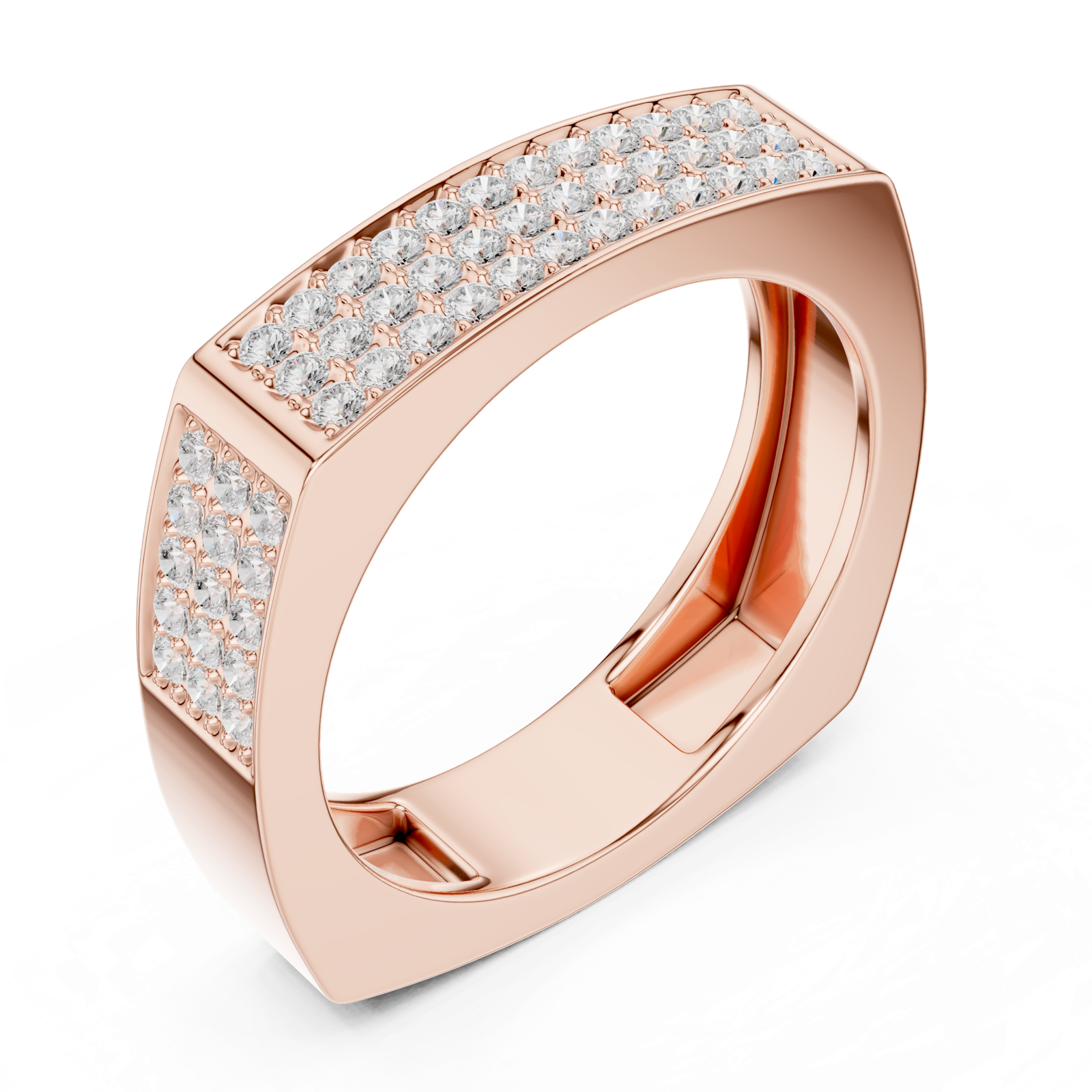 Gold Ring SBMR(36), Rose Gold, view 2