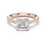 Gold Ring DDLR-730, Rose Gold