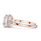 Gold Ring DDLR-074, Rose Gold, view 3