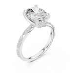 Gold Ring DDLR-965, White Gold, view 2