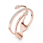 Gold Ring 1 (236), Rose Gold, view 2