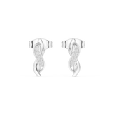 Gold Earrings SBER(46), White Gold
