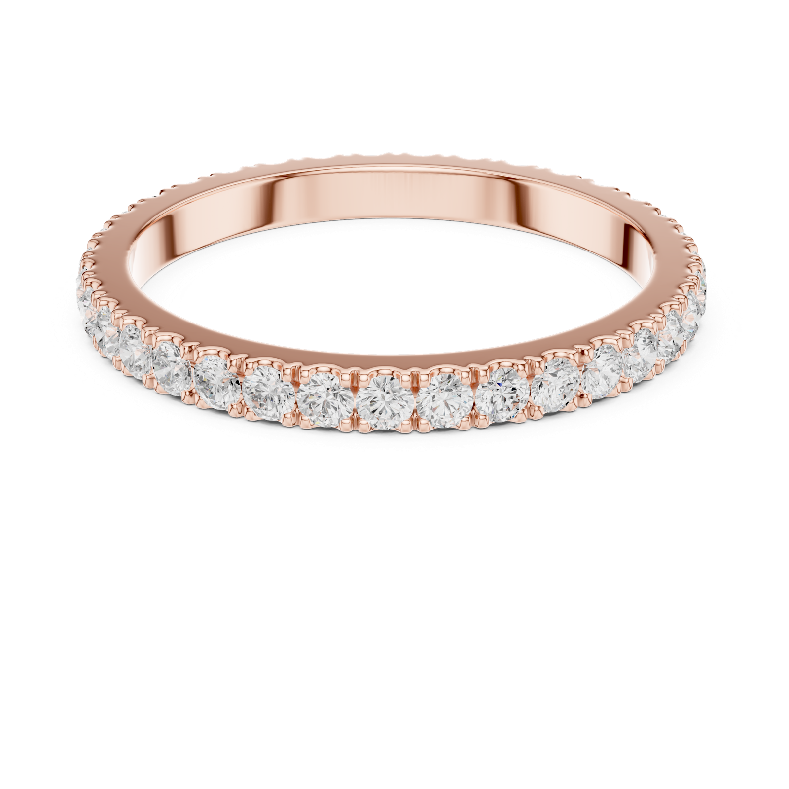 Gold Ring DDLR-1115, Rose Gold, view 4