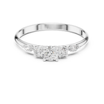Gold Ring HLR-89, White Gold, view 4