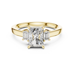 Gold Ring DDLR-906, Yellow Gold, view 4