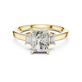 Gold Ring DDLR-906, Yellow Gold, view 4