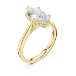 Gold Ring DDLR-985, Yellow Gold, view 2
