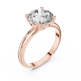 Gold Ring DDLR-054, Rose Gold, view 2