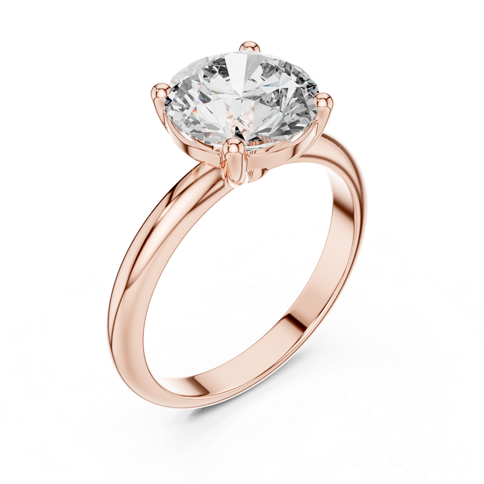 Gold Ring DDLR-054, Rose Gold, view 2