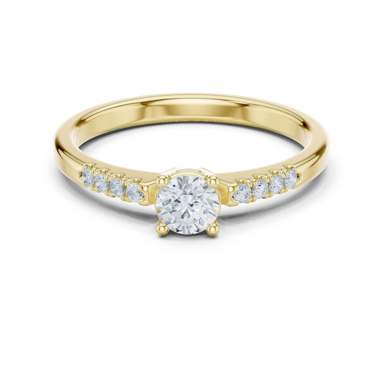 Gold Ring DDLR-834, Yellow Gold